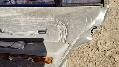 85 Grand Marquis Passenger Right Rear Door Trim Panel With Switches Back Gray