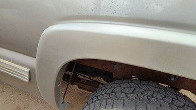 99-07 Silverado 2500 Driver Left Rear Wheel Flare Moulding Oem Back Pewter 11U