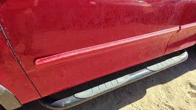 1999-2004 Ford F150 Driver Left Front Moulding From Door Oem Trim Strip Red E4