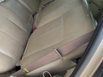 04 Rainier Complete Set Rear Seat Belts Retractor Buckle Left Right Back Tan 332