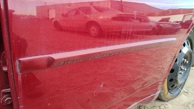 06-10 Charger Driver Left Rear Moulding From Door Back Trim Strip Inferno Red