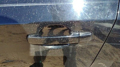 2007-2012 Nissan Sentra Driver Left Rear Outside Door Handle Oem Back Black Kh3