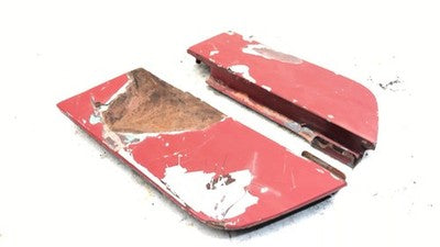 70-73 Nissan Datsun 240Z Driver Passenger Access Cover For Hood Engine Area Red