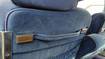 1984 Deville Sedan Lh Driver Left Rear Seat Back Grab Handle Blue Oem