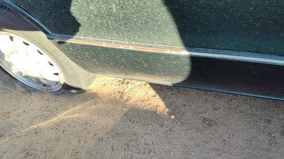 1996 Olds 88 Passenger Right Rear Moulding From Door Oem Back Trim Strip Green