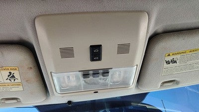 2006 Land Rover Lr3 Center Overhead Console Oem Dome Light Map Lamp Cubby Tan