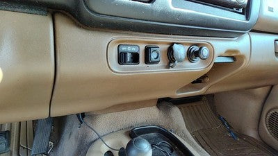 2000 Dodge Durango Center Lower Dash Bolster Trim Panel Oem Tan