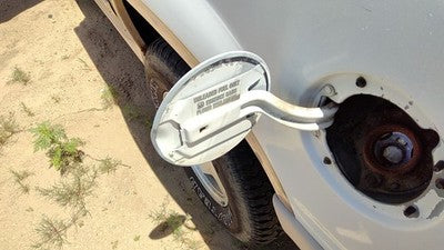 1993 Ford Explorer Fuel Tank Door With Hinge Gas Lid Oem Filler White