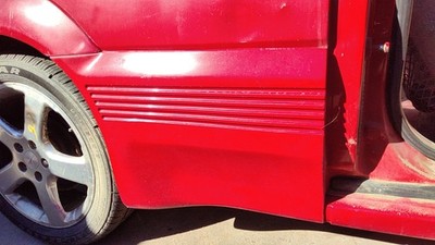 1993 Grand Prix Passenger Right Rear Moulding On Quarter Panel Oem 2 Door Red