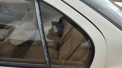 1991-1994 Infinity G20 Driver Left Rear Vent Window Back Door Glass With Frame