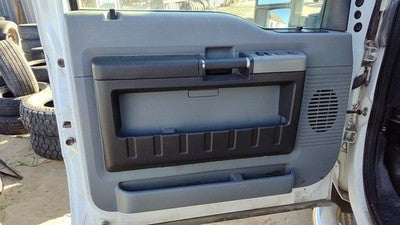 2011-2016 Ford F250 Driver Left Front Door Trim Panel With Master Switch Gray 3S