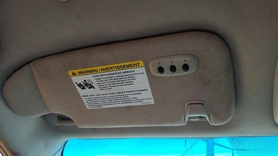 2010-2012 Ford Fusion Driver Left Sun Visor Oem Charcoal Fw Ah6z5404105ad