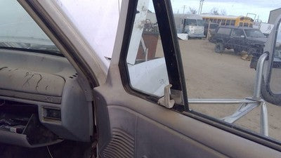 92-97 Ford F450 Passenger Right Front Vent Window Small Door Glass With Frame