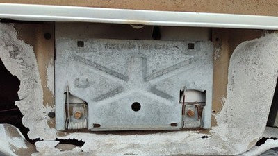 1981 Chevy Malibu Fuel Tank Door With Hinge Gas Lid Oem Filler Tan