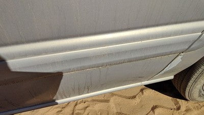 00 Venture Driver Left Rear Moulding From Door Oem Back Trim Strip Silver 17U