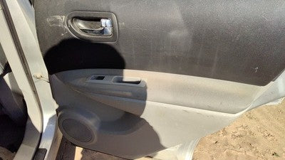 08-15 Rogue Passenger Right Rear Inside Door Trim Panel Wth Switches Back Gray K
