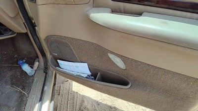 00 Town & Country Passenger Right Front Door Trim Panel With Switches Tan