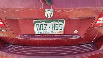 09 10 Journey License Plate Trim Panel Surround Liftgate Handle Inferno Red Prh