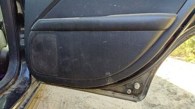10-12 Fusion Passenger Right Rear Door Trim Panel With Switches Back Dw Charcoal