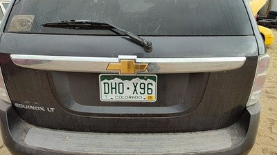 2007-2009 Chevy Equinox License Plate Trim Surround Panel Oem Tail Trunk Finish
