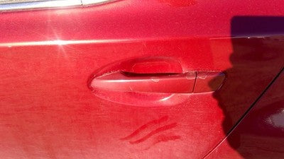 10-12 Lexus Hs250h Hybrid Driver Left Rear Outside Door Handle Oem Back Red 3r1