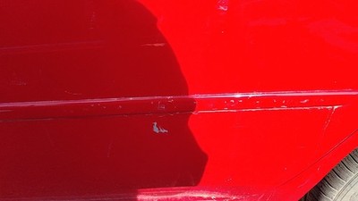 2011 Chevy Impala Driver Left Rear Moulding From Door Back Trim Strip Red 74U