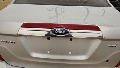 2012 Ford Fusion License Plate Trim Surround Panel Oem Tail Trunk Finish Chrome