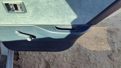 1989 Honda Civic Passenger Right Rear Door Panel Manual Windows Back Blue Sedan