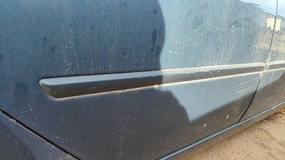 06-08 Sonata Passenger Right Rear Moulding From Door Back Trim Strip Blue