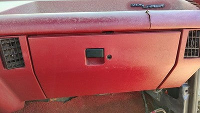 1989 Ford F150 Glove Box Assembly Complete Door With Latch Oem Red