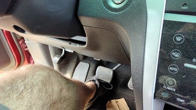 2014-2015 Ford Explorer Lower Dash Under Column Knee Bolster Trim Panel Black Cw