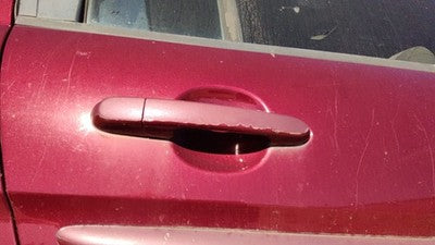 06-11 Accent Passenger Right Rear Outside Door Handle Back 5r Wine Red 4 Door