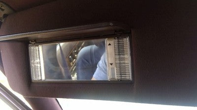 1993 Cadillac Fleetwood Driver Left Sun Visor Oem Maroon