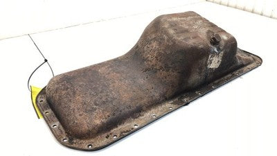 70-71 Nissan 240Z Engine Oil Pan With Good Drain Plug Bolts Hardware Pickup Tube