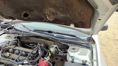 2006-2012 Ford Fusion Pair Of Hood Hinges Right Left Set Assembly Oem Silver Ux
