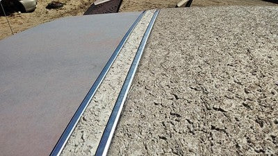 85 Mercury Grand Marquis Passenger Right Rear Chrome Trim Moulding Pair On Roof