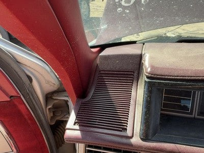 1986-1988 Olds 88 Driver Left Upper Dash Speaker Grille Oem Red 25532007