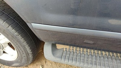 03-05 Explorer Passenger Right Rear Moulding From Door Back Trim Strip Blue Ld