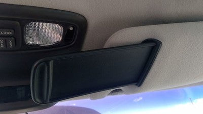 1994 Chrysler LHS Passenger Right Sun Visor Complete Assembly Set Gray 2 piece
