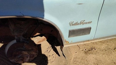 1974-1975 Cutlass Supreme Driver Left Front Fender Oem Blue