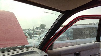 1995 Nissan Pathfinder Passenger Right A Pillar Trim Windshield Post Panel Gray