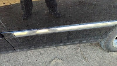 04-05 Hyundai Xg350 Driver Left Rear Moulding From Door Back Trim Strip Black
