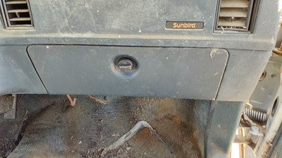 1985 Pontiac Sunbird Glove Box Assembly Complete Door With Latch 2Dr Oem Blue