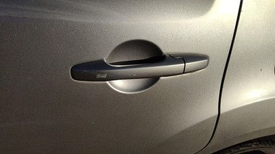 2009-2015 Honda Pilot Driver Left Rear Outside Door Handle Oem Back Silver Si