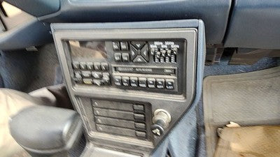 1985-1991 Olds Cutlass Calais Trim Bezel Around Radio Surround Dash Panel Blue