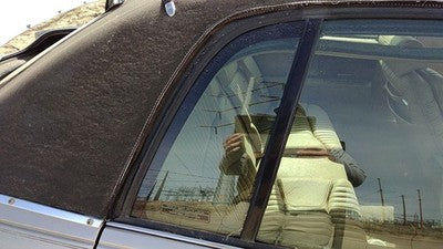91-96 Park Ave Ultra Passenger Right Rear Vent Window Back Door Glass With Frame