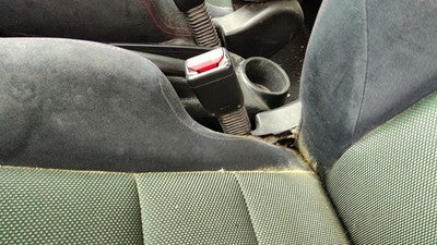 2002-05 Civic Hatchback Si Driver Left Front Seat Belt Buckle Receiver Black Bk