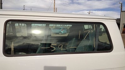 1971-1996 Gmc Van 3500 Driver Left Rear Quarter Glass Back Side Window Oem