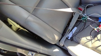05-09 Cadillac Sts Passenger Right Front Seat Belt Retractor Shoulder Gray 132