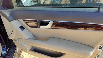 12-13 C300 Passenger Right Front Door Trim Panel With Switches Beige 125